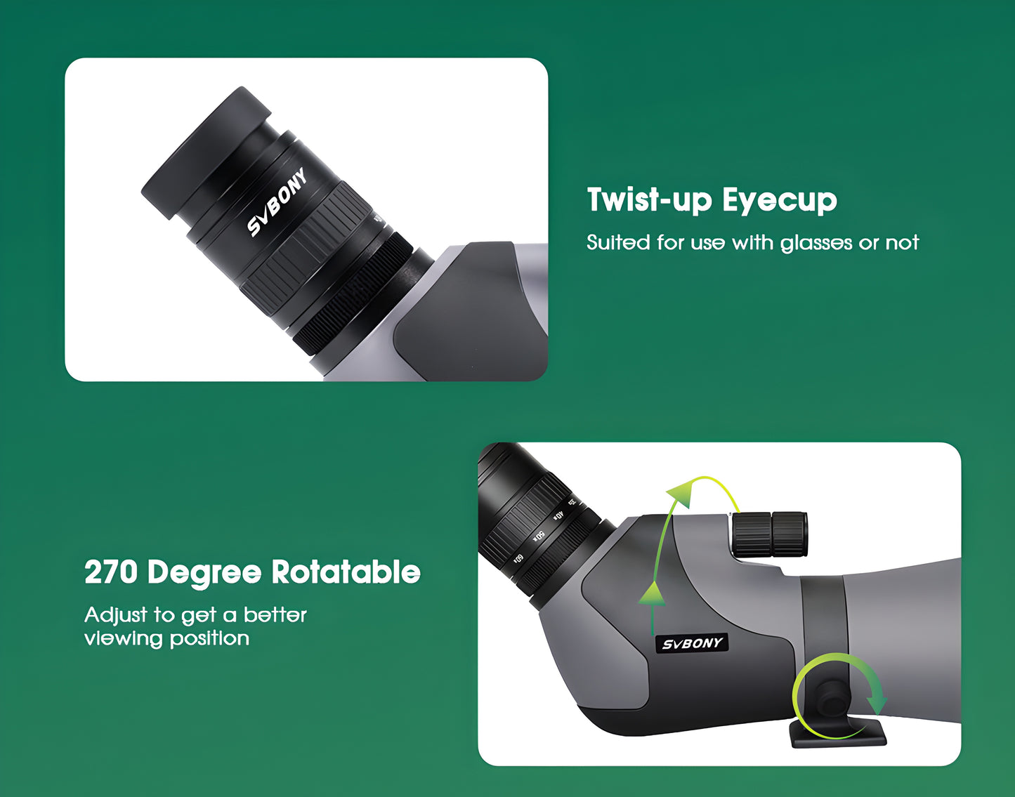 Telescope di Osservazione SV46P 20-60x80 ED - SVBONY