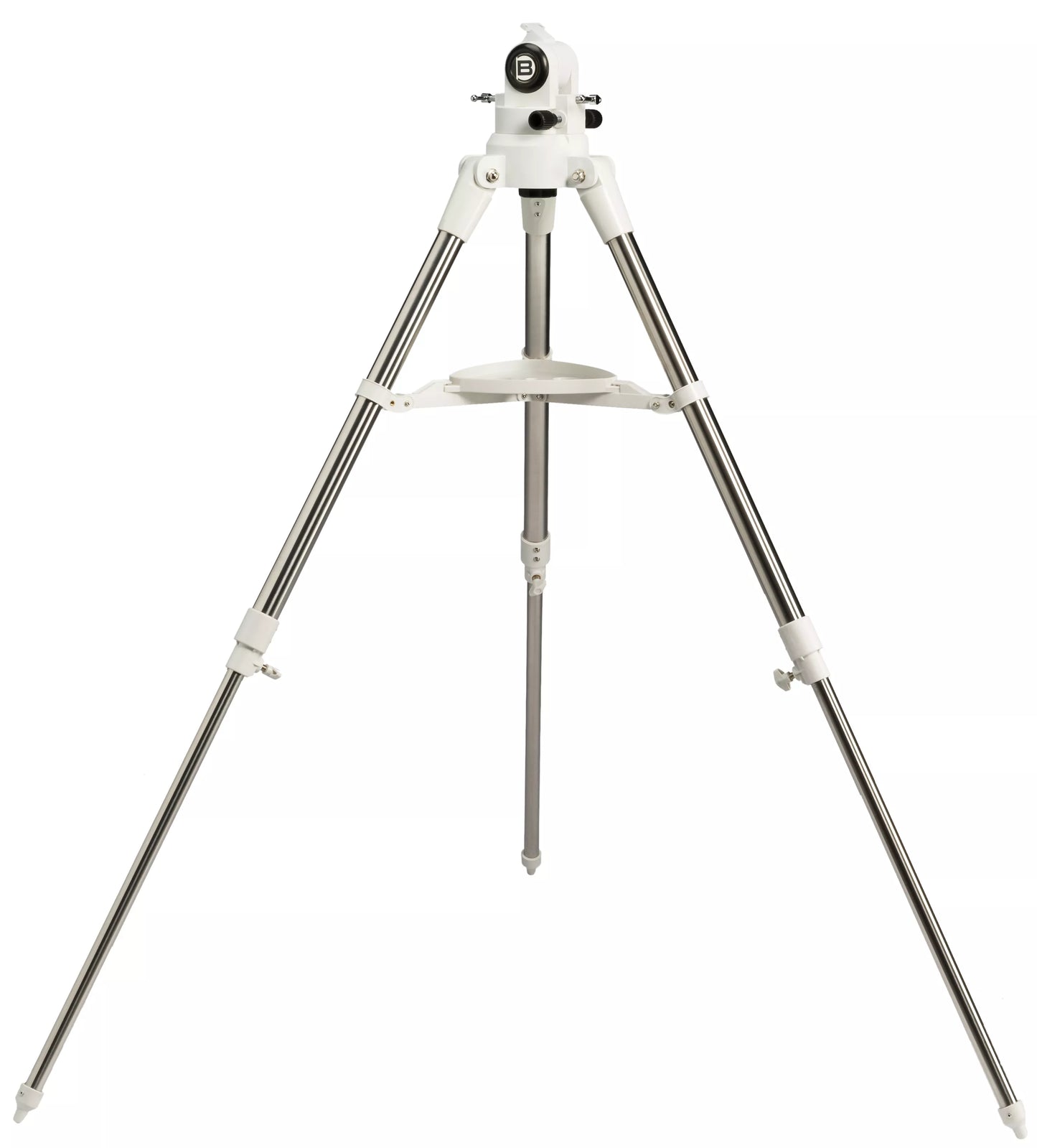 Statyw ze stali nierdzewnej, regulowany na wysokość, z podstawą równikową i poziomicą z libellą do montażu fotograficznego BRESSER (art. 4964111) - do astronomii - BRESSER