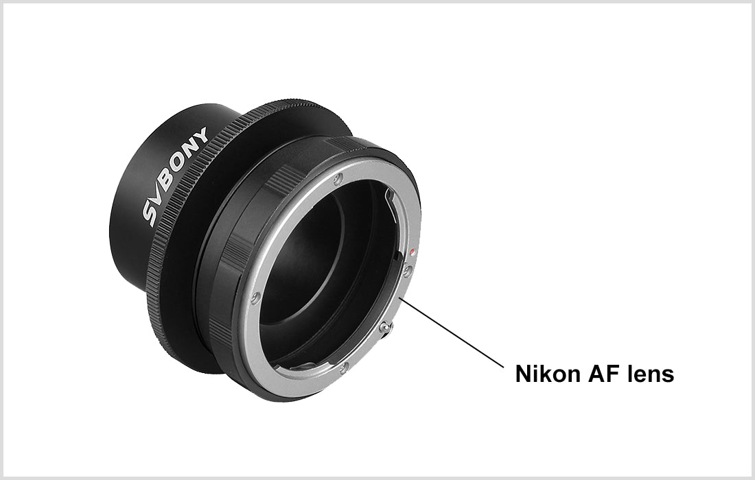 SV149 Nikon AF Lens to 1.25 Inch Eyepiece Adapter - SVBONY