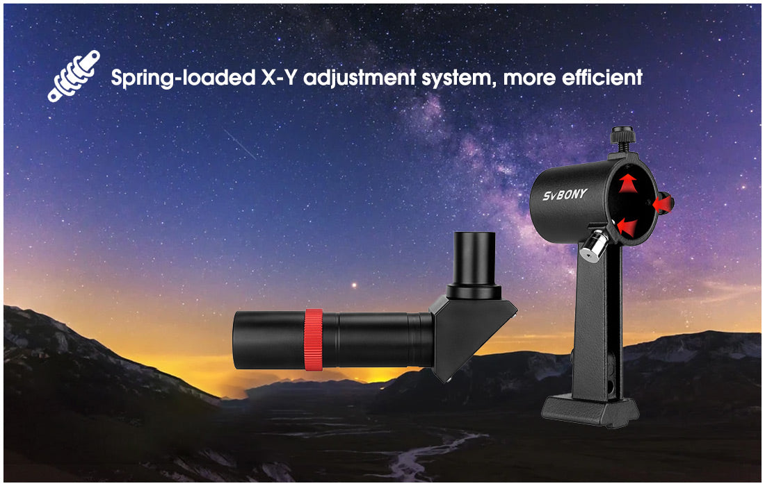 SV182 6x30 Coudé Finder with Erect Image and Reticle for Telescope - SVBONY