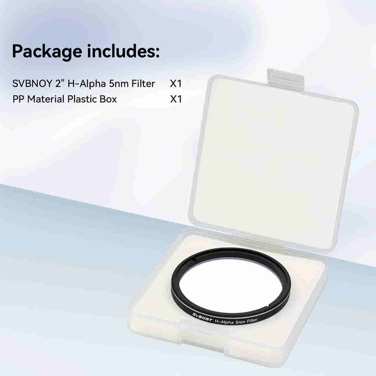 Filtro H-Alpha 5nm per l'astronomia 2'' - SVBONY