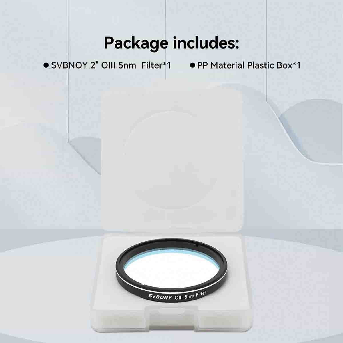 Filtro OIII 5nm 2'' per la fotografia CCD in astronomia - SVBONY