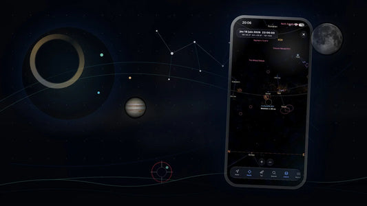 Astronomy app landscape banner