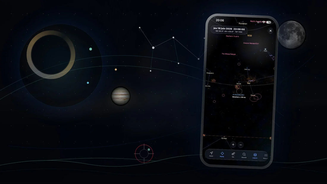 Astronomy app landscape banner