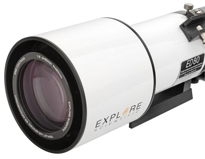 ED APO 80 mm f/6 FCD-100 Apochromatic Telescope with 90° Diagonal - Explore Scientific