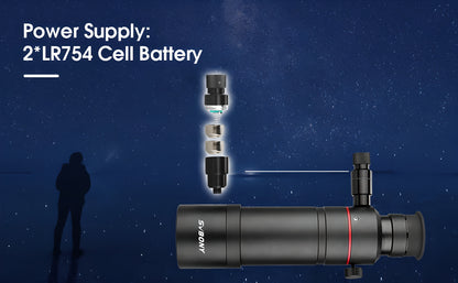 Luneta de visada SV208 8x50 para telescópio astronómico