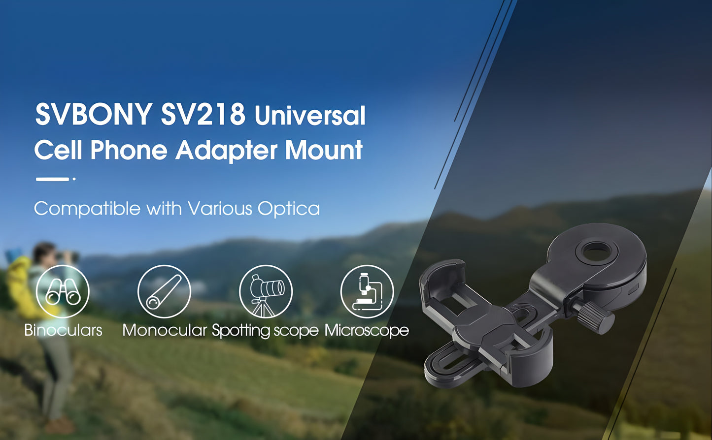 Adattatore Universale per Smartphone SV218 per Osservazione - SVBONY