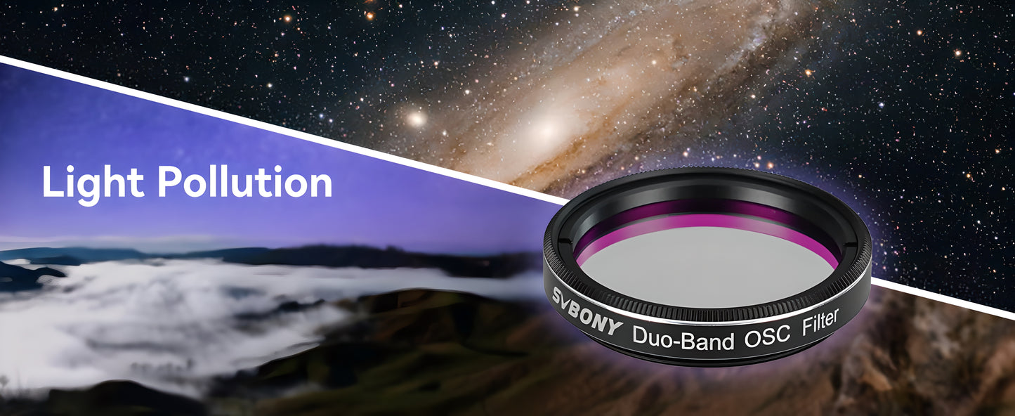 Dual-Band Nebula Filter 7nm for Astrophotography SVBONY