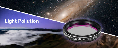 Dual-Band Nebula Filter 7nm for Astrophotography SVBONY