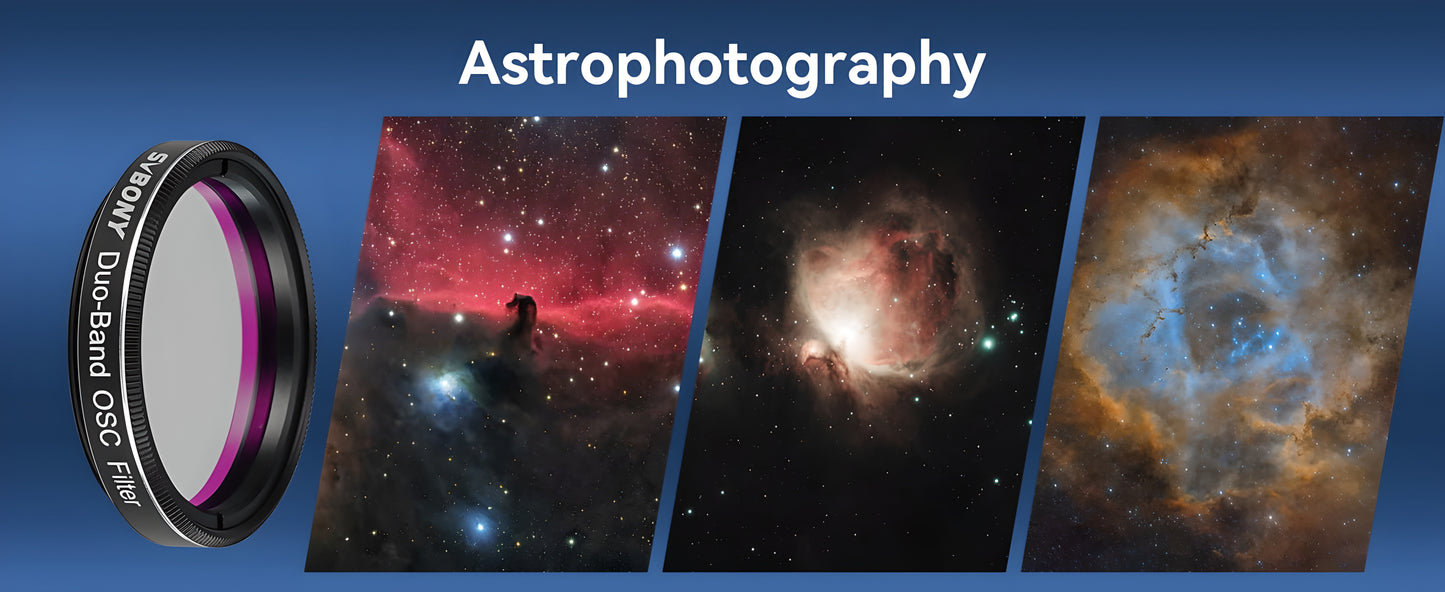 Dual-Band Nebula Filter 7nm for Astrophotography SVBONY
