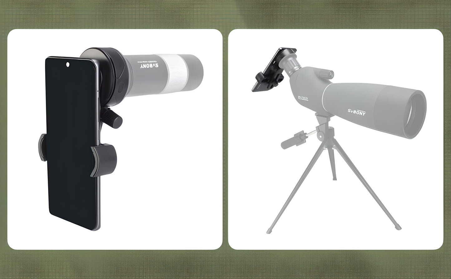 Adattatore Universale per Smartphone SV218 per Osservazione - SVBONY