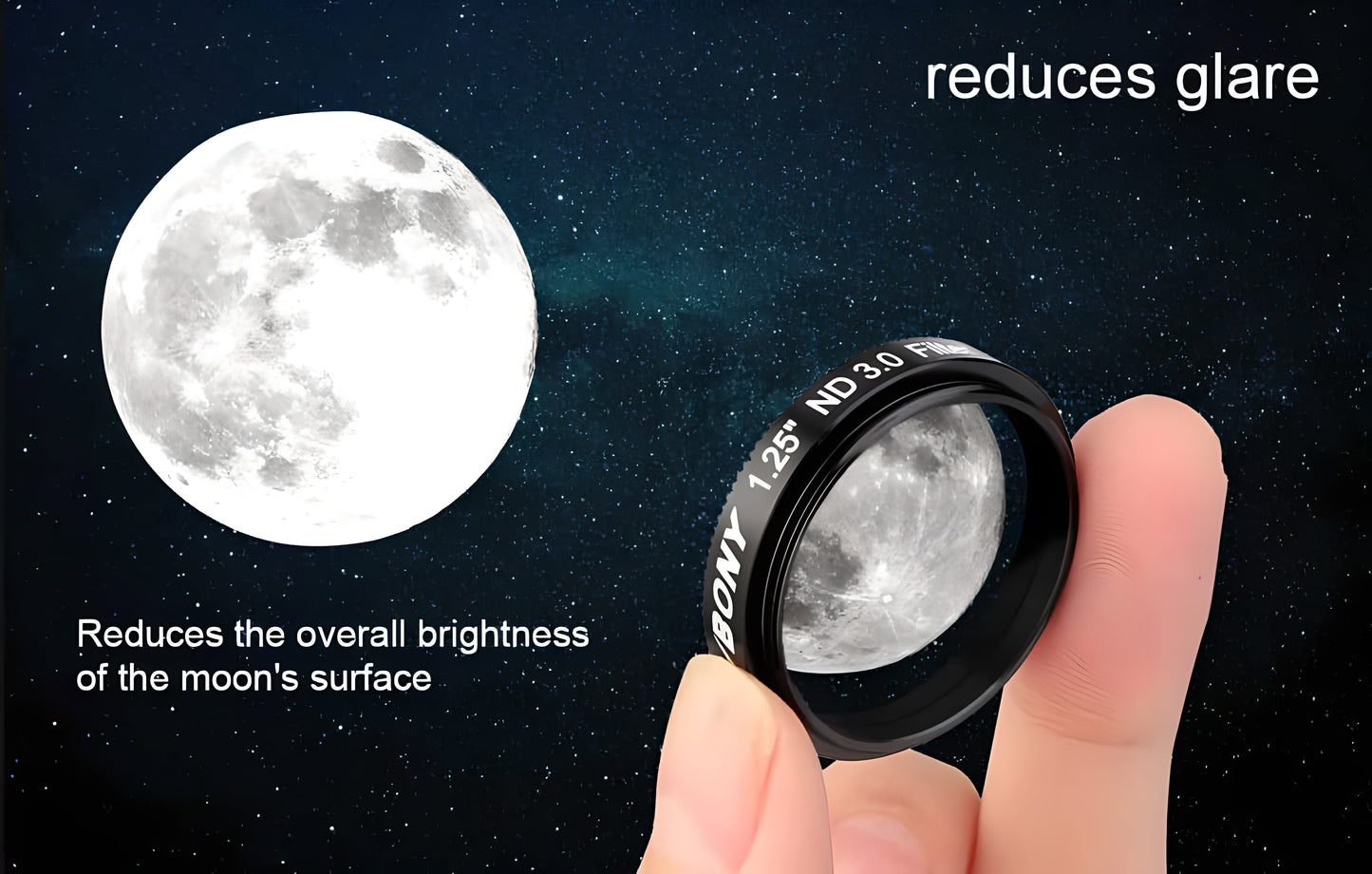 SV139 Telescope Filter Neutral Density 1.25 inches for lunar observation - SVBONY