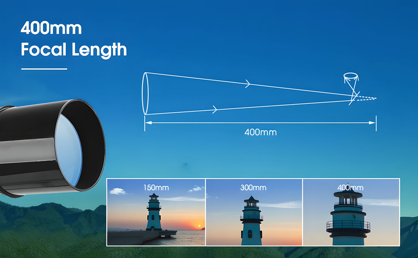 Telescopio rifrattore 60mm per principianti con treppiede - SV501P