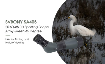SVBONY SA405 20-60x85 ED Spektiv für Tierbeobachtung und Ornithologie - ED-Glas