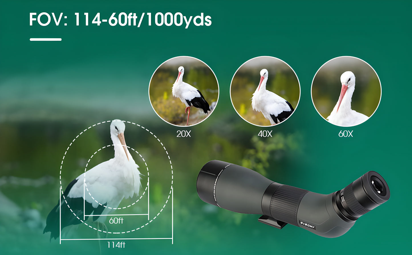 Telescope APO 20-60x85 - Svbony