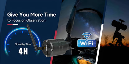 Caméra d'Astronomie WiFi SC311 IMX662 pour Astrophotographie Planétaire et EAA - SVBONY