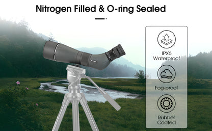 SVBONY SA405 20-60x85 ED Spektiv für Tierbeobachtung und Ornithologie - ED-Glas