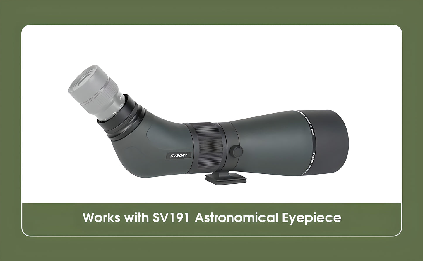 SVBONY SA405 20-60x85 ED Spektiv für Tierbeobachtung und Ornithologie - ED-Glas