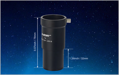 Svbony Barlow Lens 1.25 inch 5X