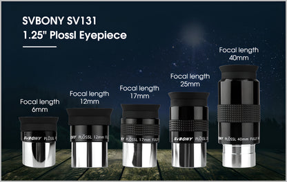 SVBONY SV131 Ocular Plossl 32mm 1,25 polegadas 48 graus para Telescópio