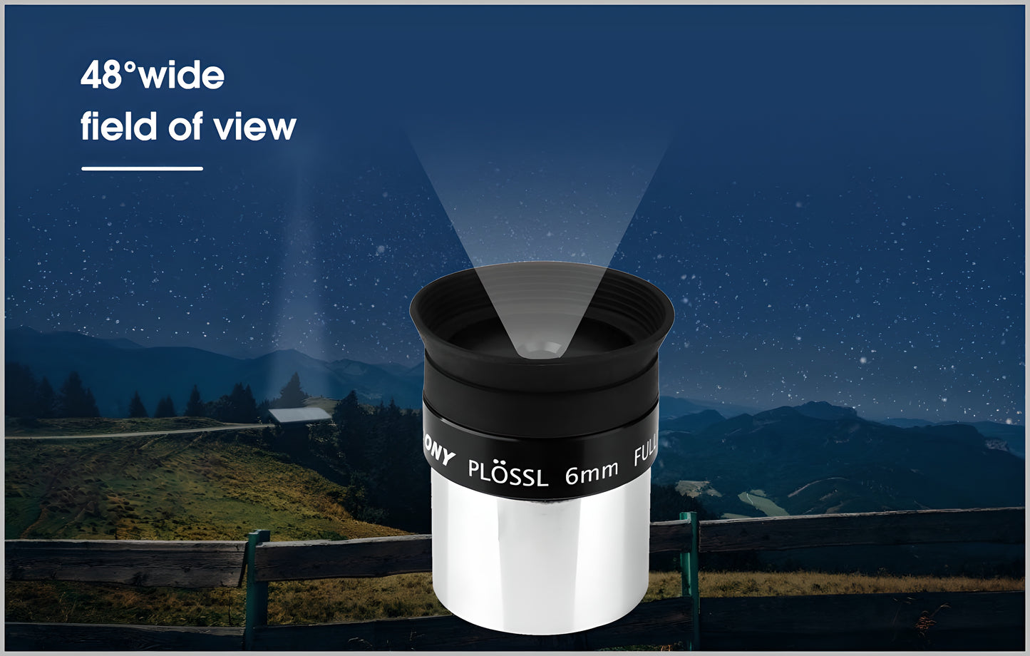 SVBONY SV131 Ocular Plossl 32mm 1,25 polegadas 48 graus para Telescópio