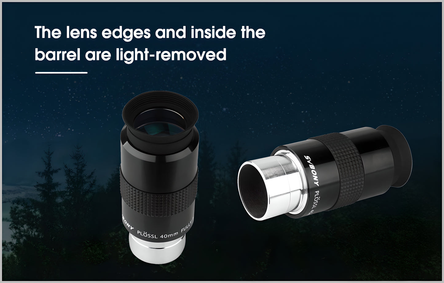 SVBONY SV131 Ocular Plossl 32mm 1,25 polegadas 48 graus para Telescópio