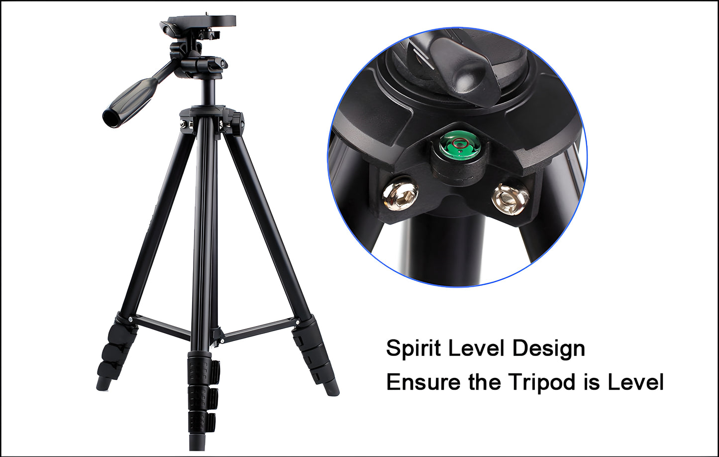 Trépied Portable Aluminium SVBONY SV101 - Réglable 360°