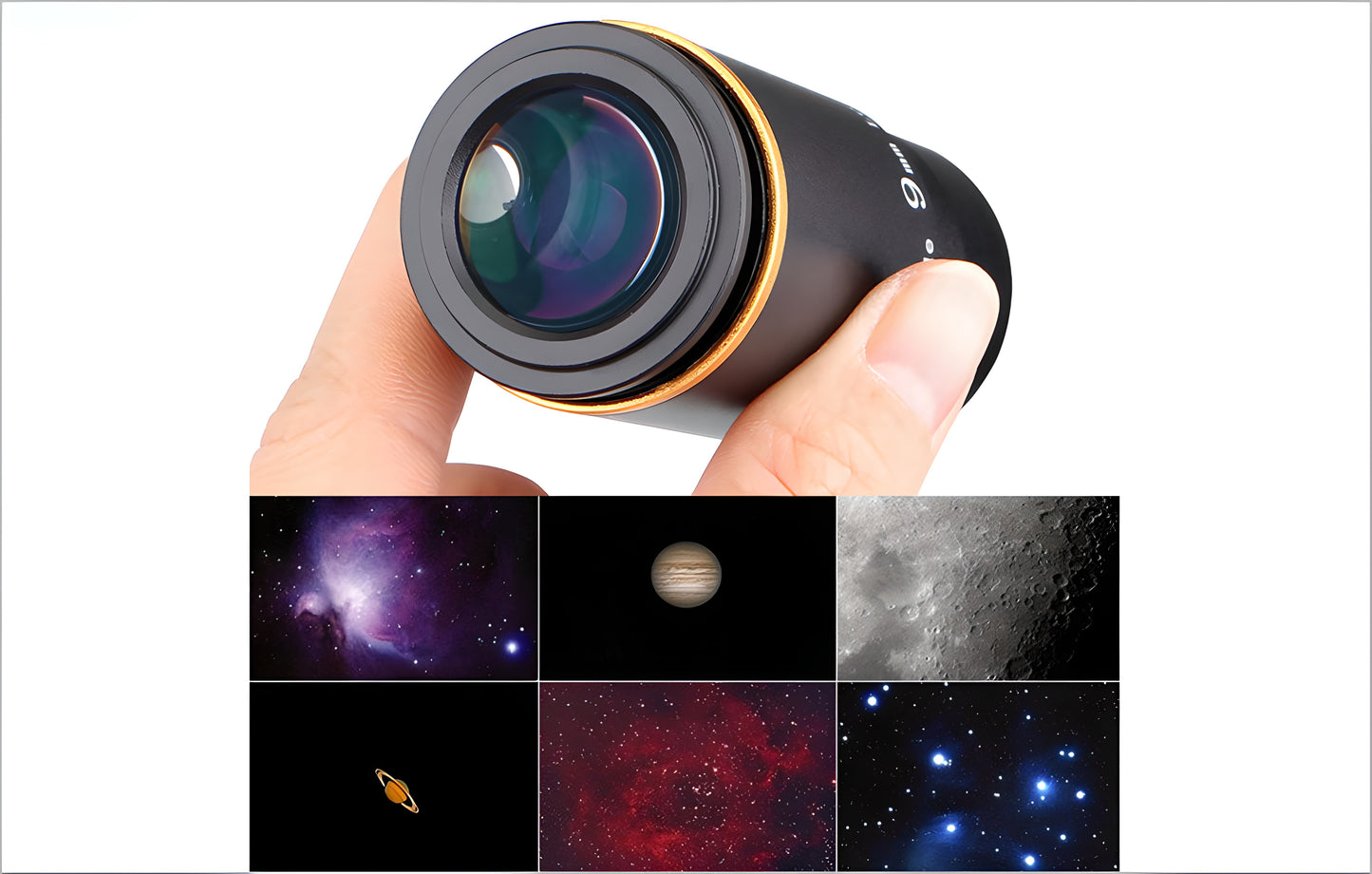 Oculares grande ângulo 66° - 6mm, 9mm, 15mm, 20mm - SVBONY