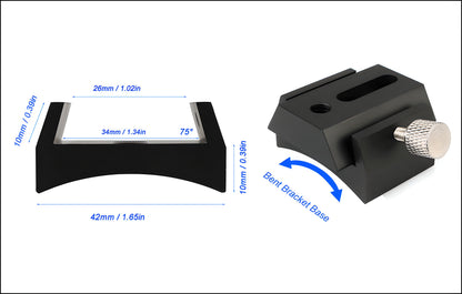 Base e Piastra di Montaggio Dovetail in Metallo per Finderscope - SVBONY