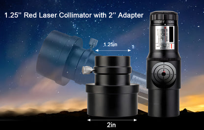 Collimatore Laser Rosso SVBONY SV121 1.25'' per Telescopi Newtoniani e SCT