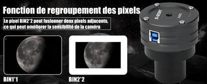 Caméra Couleur Planétaire 4.2MP 1,25" USB3.0 SV505C - SVBONY