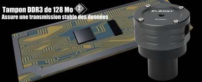 Caméra Couleur Planétaire 4.2MP 1,25" USB3.0 SV505C - SVBONY