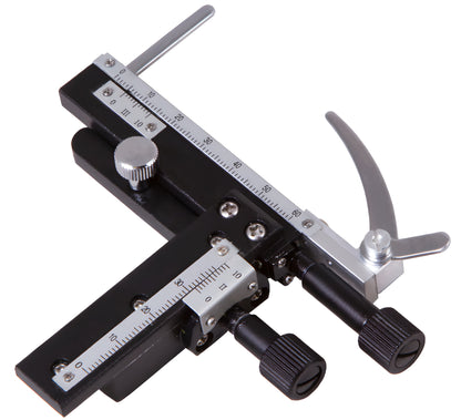 Platine mécanique MS3 pour lames de microscope Levenhuk