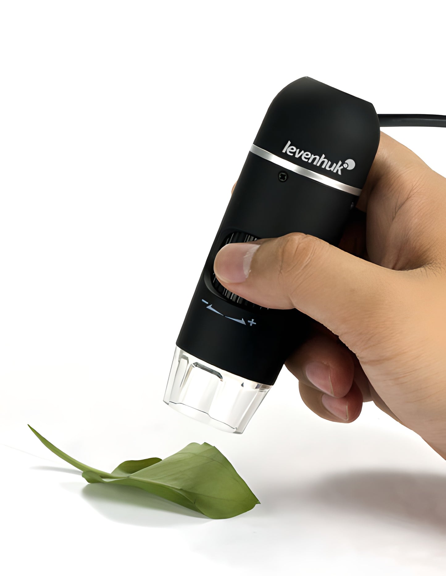 Microscope Numérique USB 5 Mpx 10–300x avec Trépied et Logiciel de Mesure - Levenhuk