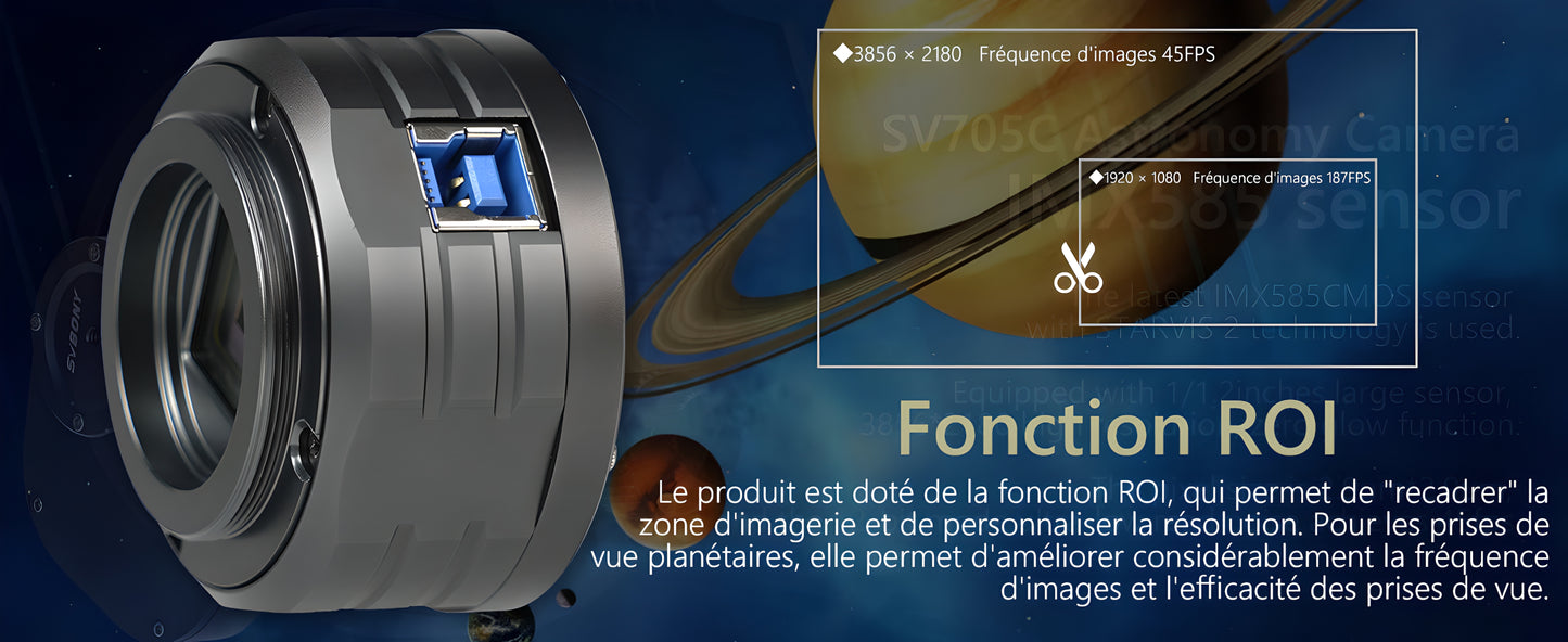 SVBONY SV705C Planetary Camera with IMX585 CMOS Sensor