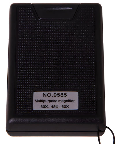 Loupe Pliante LED UV Double Lentille 30x-60x - Levenhuk