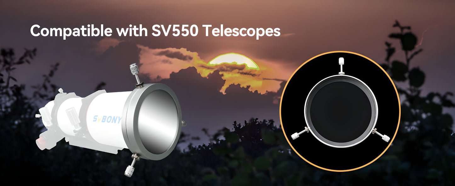 Filtre solaire métal pour télescope SV229 - Svbony