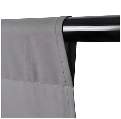 Supporto BR-D23 e sfondo in tessuto grigio 3 x 6 m - Bresser
