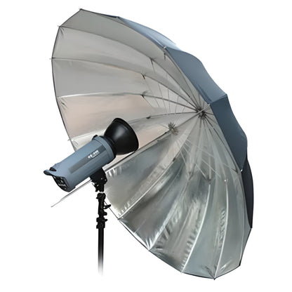 Ombrelletto riflettente jumbo argentato/nero 162 cm per l'astronomia - Bresser
