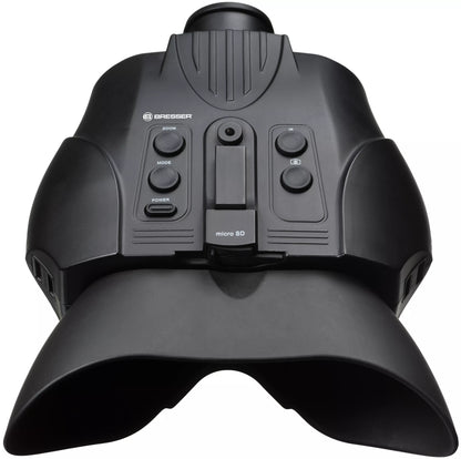 Jumelles de vision nocturne numérique 3x avec fonction enregistrement – observation en binoculaire, IR, autonomie 8 h – Bresser