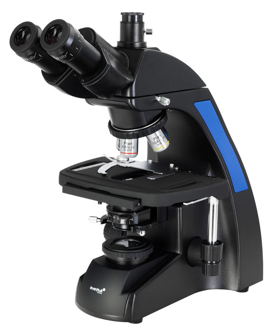 Microscope Biologique Trinoculaire 40-1000x avec Éclairage LED Köhler - Levenhuk