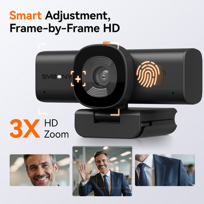 Caméra de Conférence 2K avec Autofocus et Microphones Réducteurs de Bruit - SVBONY