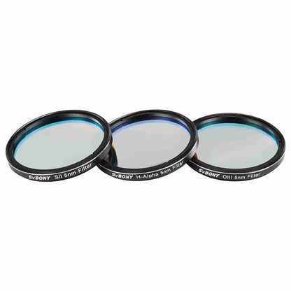 SHO 5nm 2" SII H-Alpha OIII Deep-Sky Imaging Filter Set - SVBONY