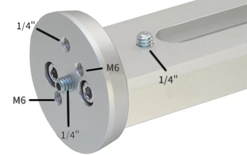 Rail à queue d'aronde DD pour monture POLARIE – Capacité 6 kg