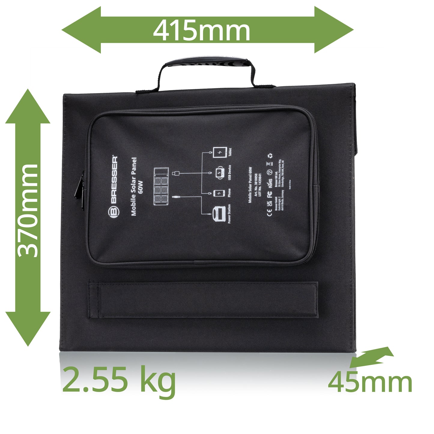 Panneau solaire mobile 60w avec USB