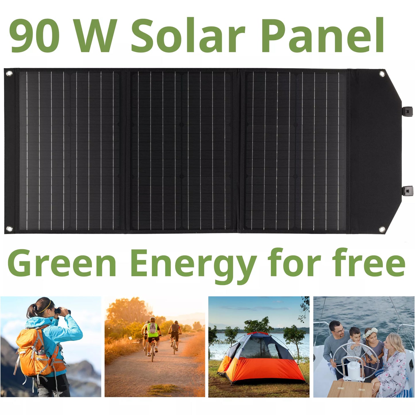 Panneau solaire mobile 90w avec USB