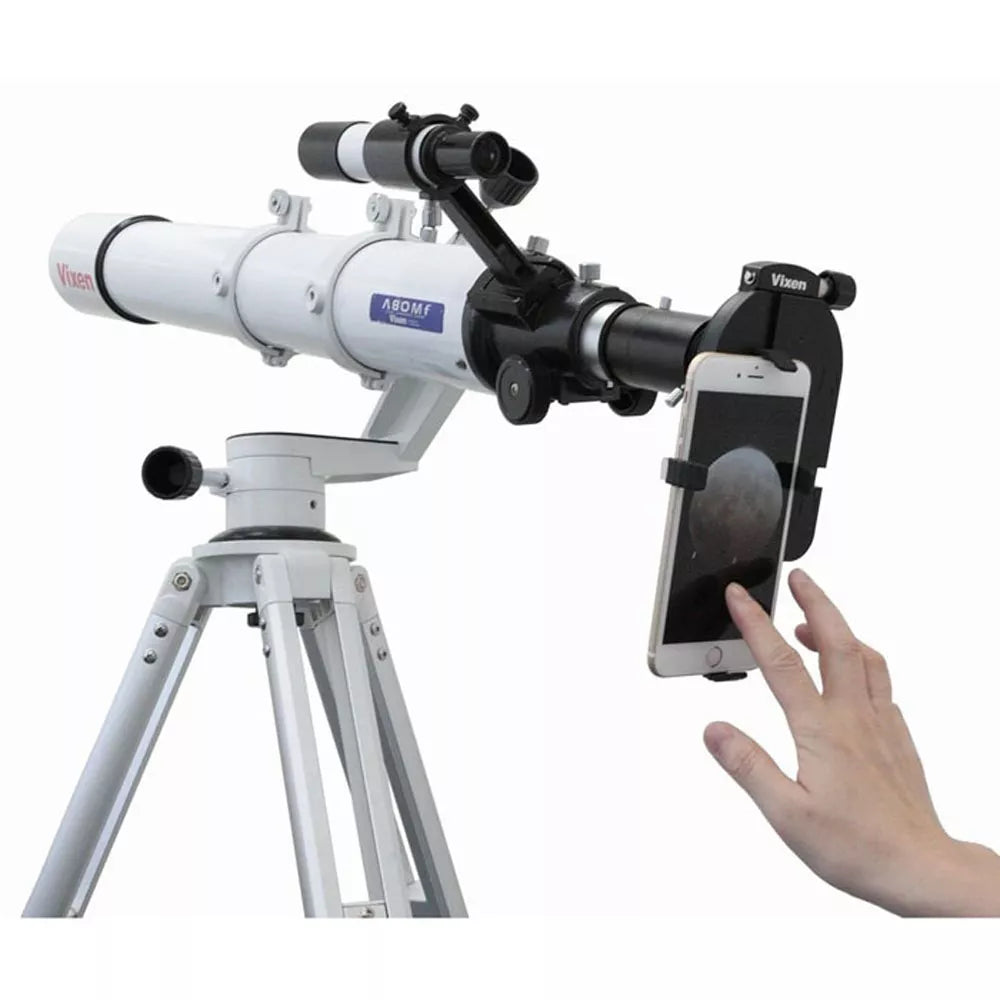 Vixen Smartphone Support for Photography with Binoculars, Telescopes, Spotting Scopes and Microscopes