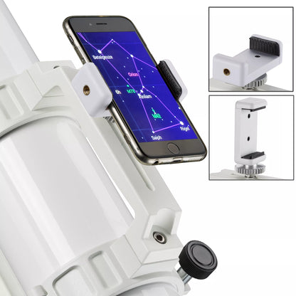 Lunette AR-152S Messier sur EXOS-2 GoTo pour l'observation — Filtre solaire inclus - BRESSER