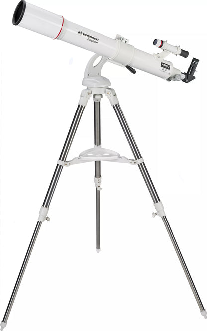 Lunette astronomique Messier AR-90/900 NANO AZ – observation lunaire et solaire, filtre solaire inclus – Bresser