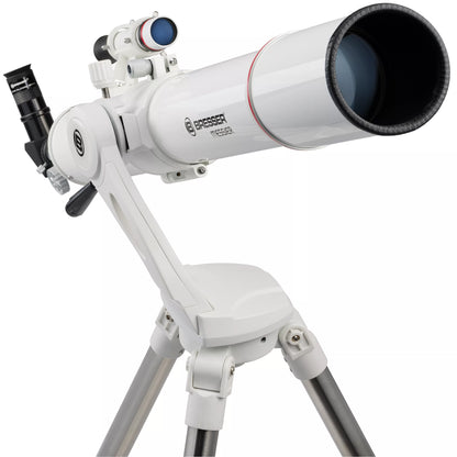 Lunette astronomique Messier AR-90/900 NANO AZ – observation lunaire et solaire, filtre solaire inclus – Bresser